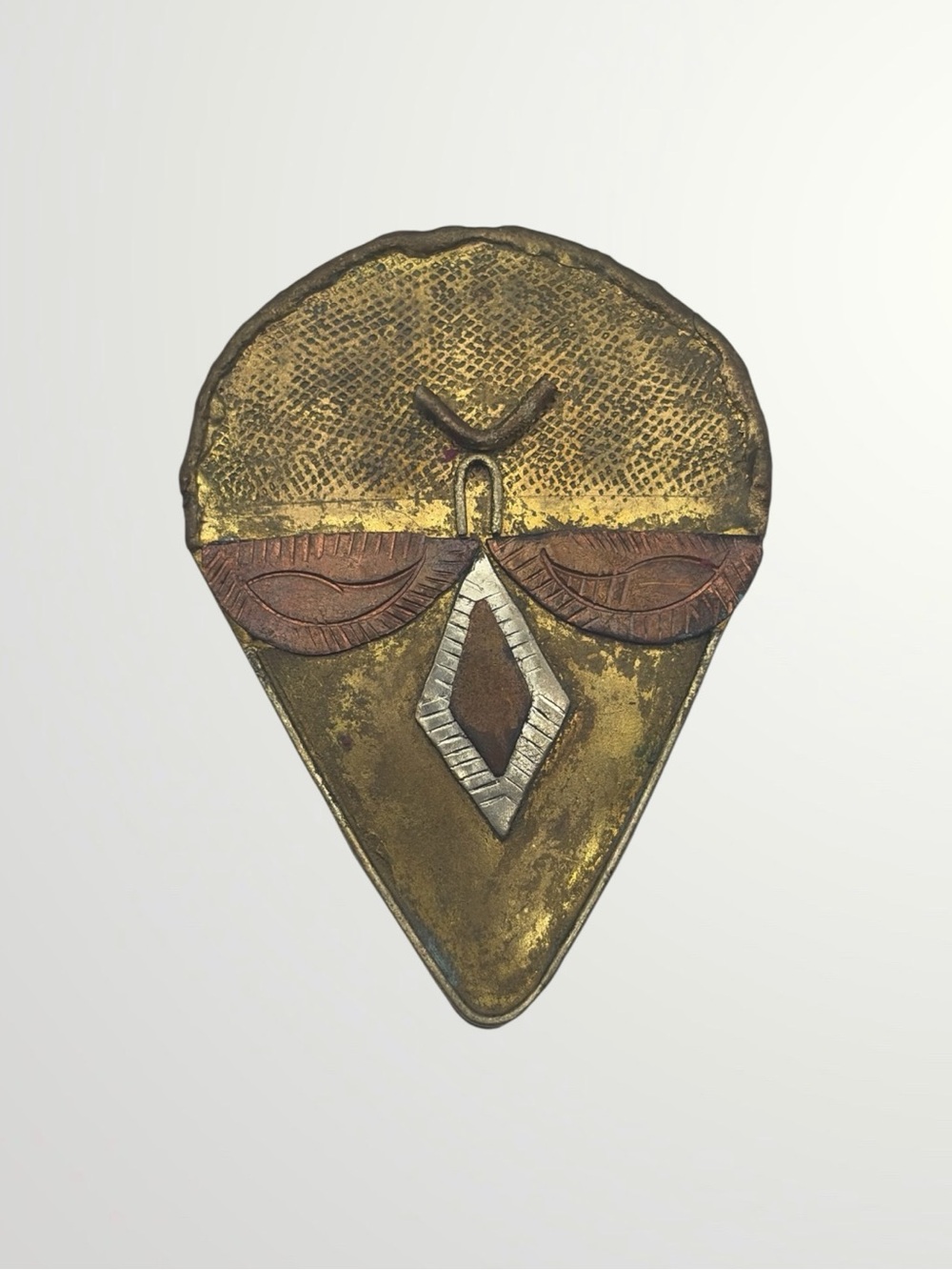 African Tribal Artisan Brooch